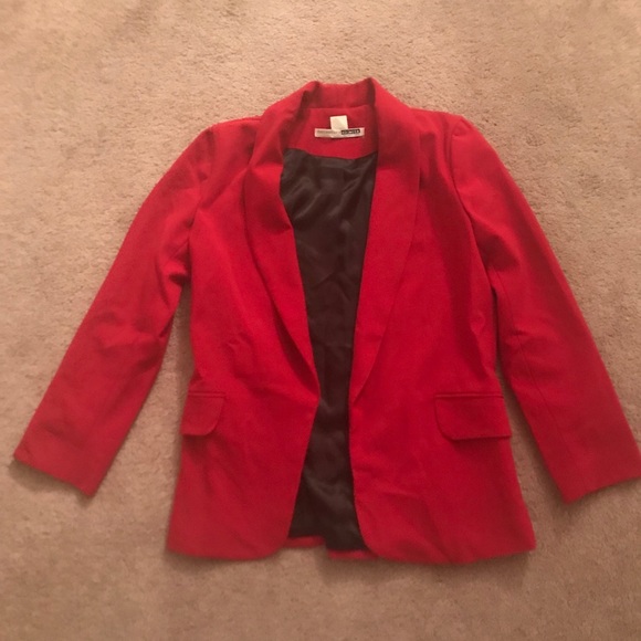 Necessary Objects Red Blazer - Picture 2 of 3