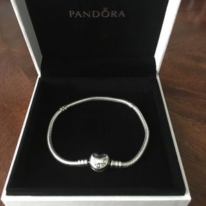 Authentic Heart Pandora Bracelet