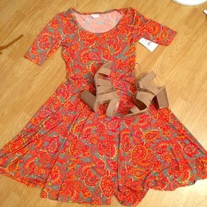 Paisley print Nicole Aline dress