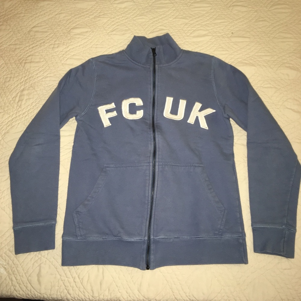 French Connection United Kingdom Zip Up Sweatshirt
