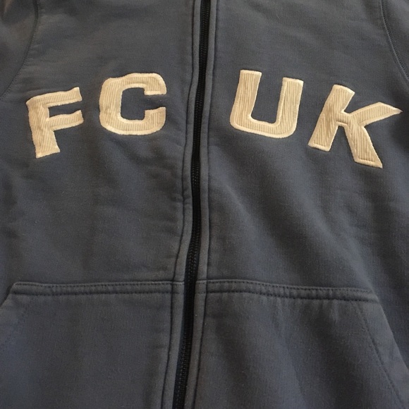French Connection United Kingdom Zip Up Sweatshirt - Picture 2 of 5