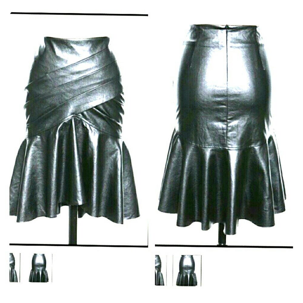 Faux Leather skirt
