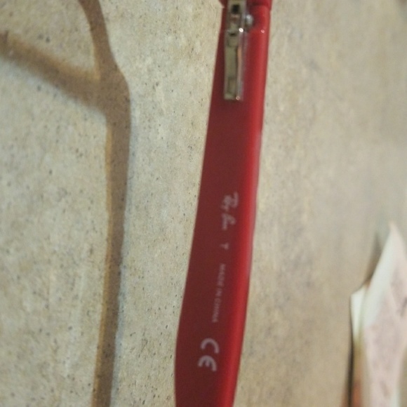 Kids red Ray Ban glasses