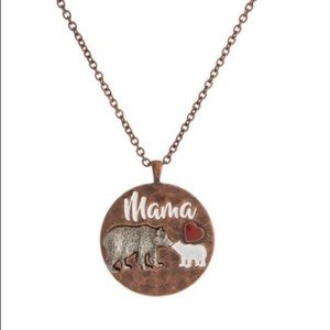 Mama bear necklace