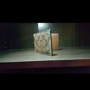 Coach woman's compact ID wallet