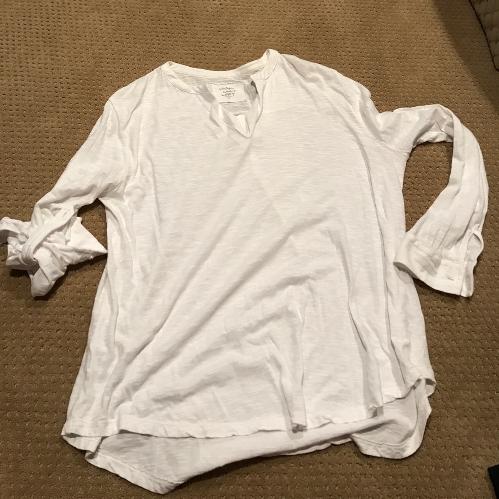 Vintage wash loft long sleeve tee!! Super soft!