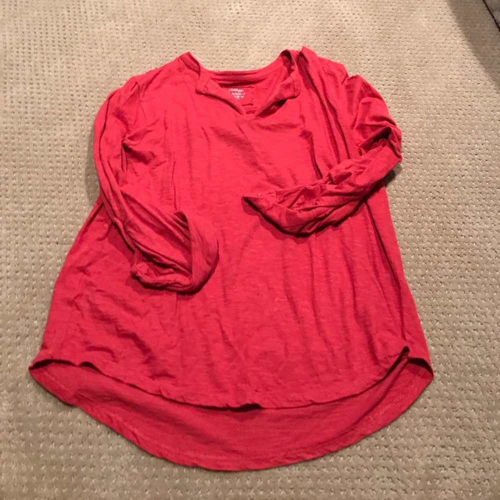 Vintage wash loft long sleeve tee