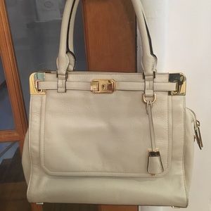 Michael Kors runway collection bag in cream