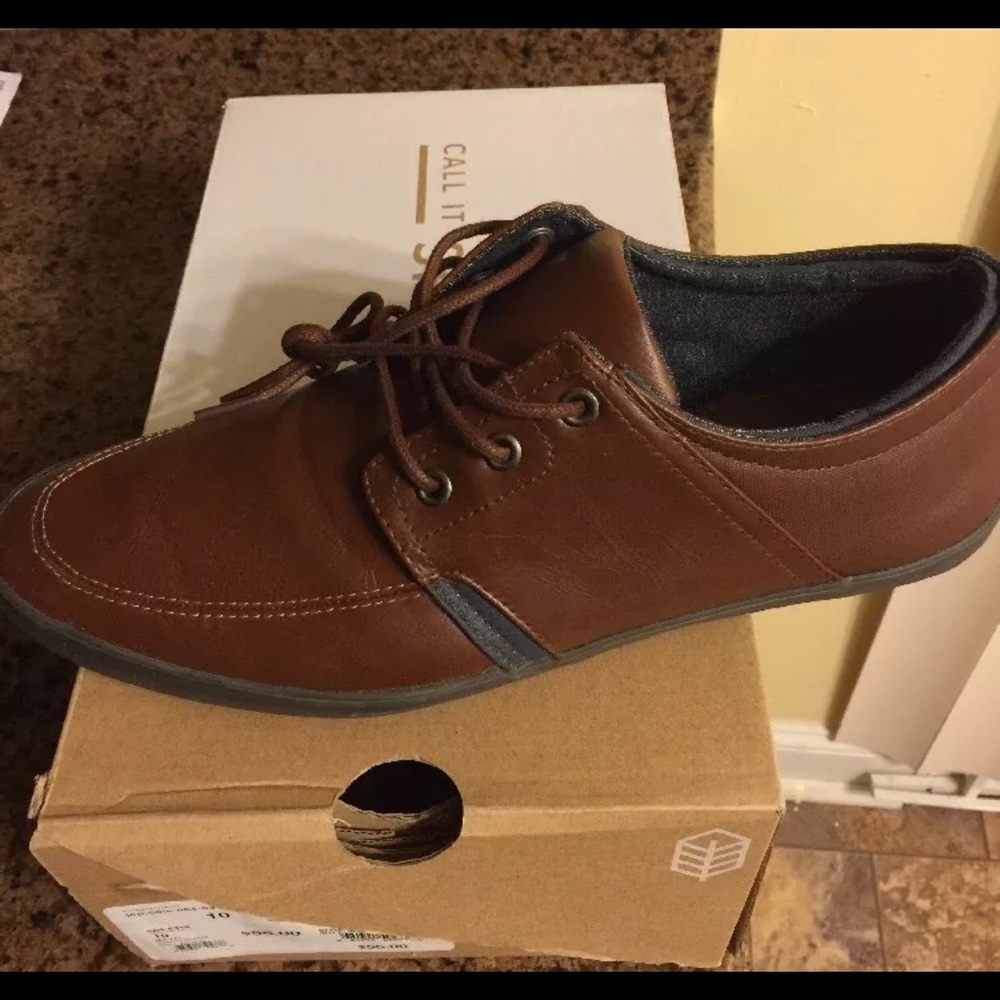 Call It Spring Mayo Lace up sneakers cognac/Bronze