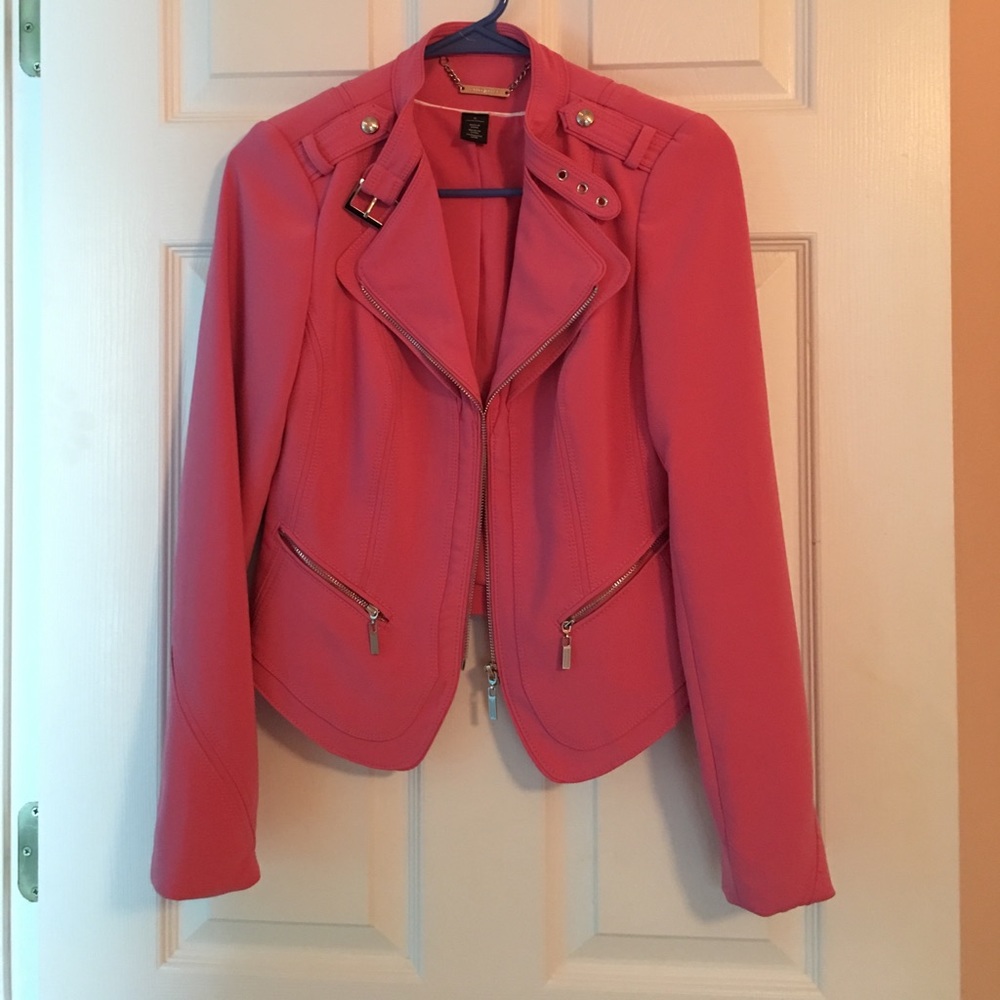 White House Black Market jacket.  Pink.