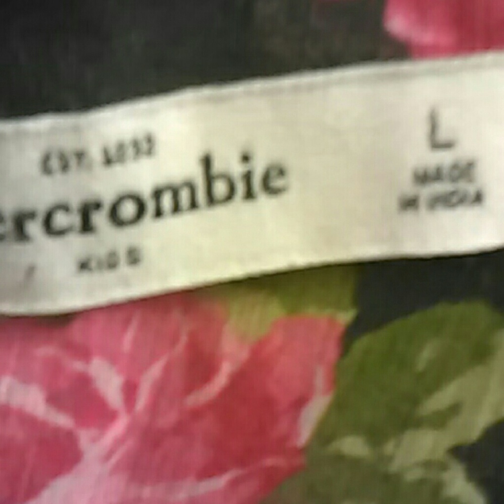 Abercrombie kids sheer top size large