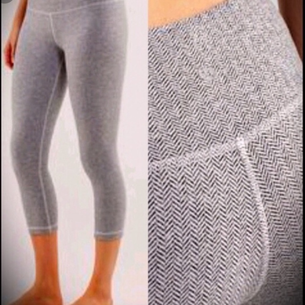 Hard to find! Lulu Herringbone Crop