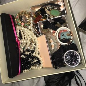 Box of jewelry.