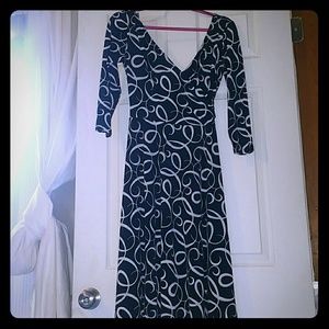 Black and white Swing Dress