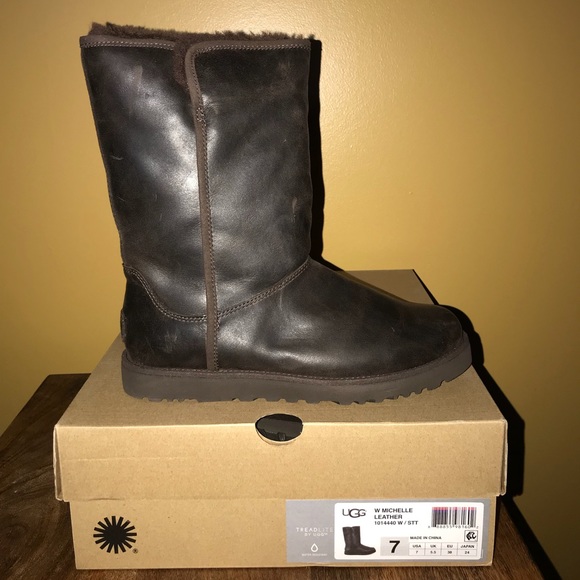 ugg michelle leather boots