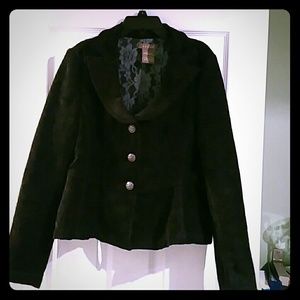 Black blazer kenar