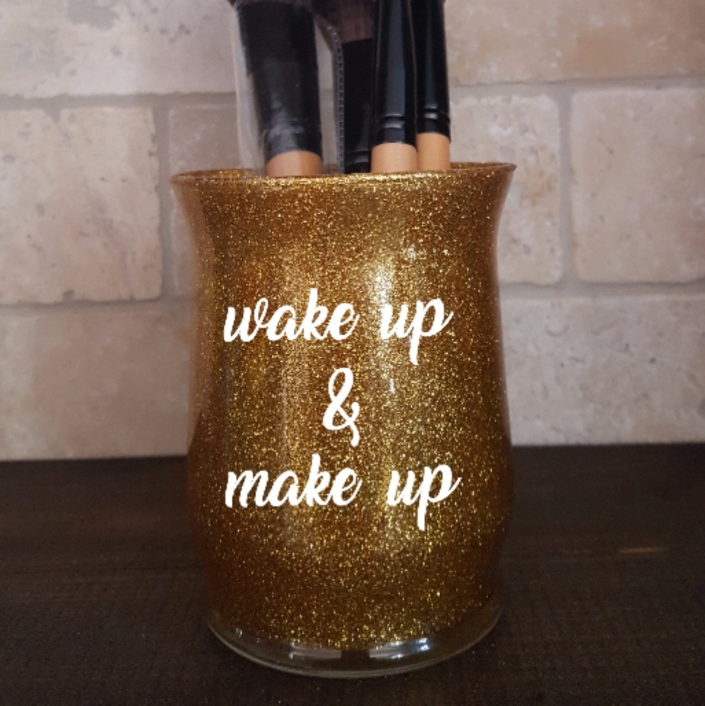 Makeup brush/lipstick holders