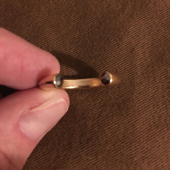2/$15 3/$22 Gold plated & crystal ring sz 7 - Picture 2 of 7
