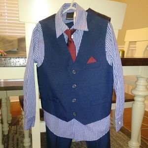 Boys dress vest suit