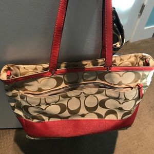 Coach diaper/laptop bag