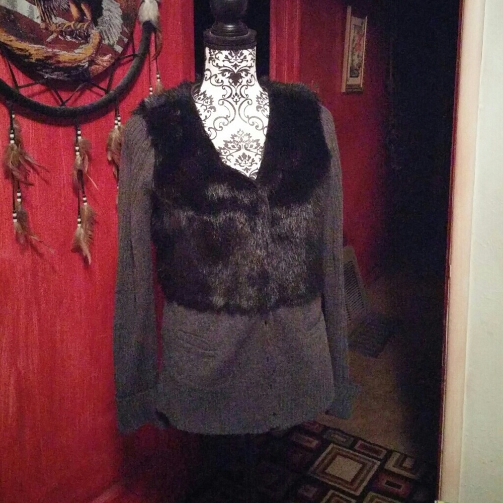 Fur sweater women's