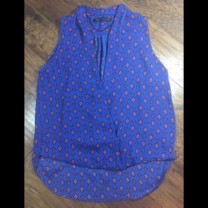 Zara Women Aztec tank hi low size L