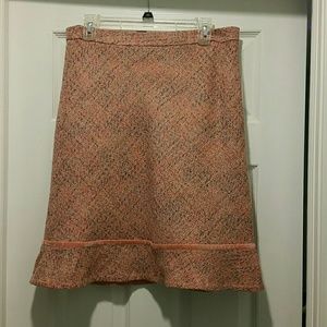 Gap pink speckled skirt