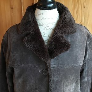 Adler Collection suede coat