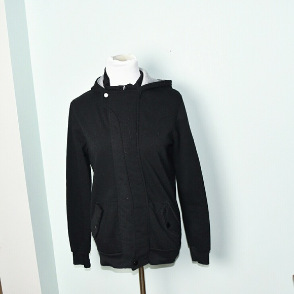 Jackets & Blazers - Beautiful Black Sweater Material Lined Jacket