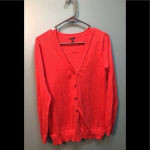 Coral cardigan