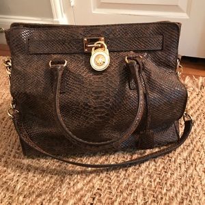 Michael kors large tote bag