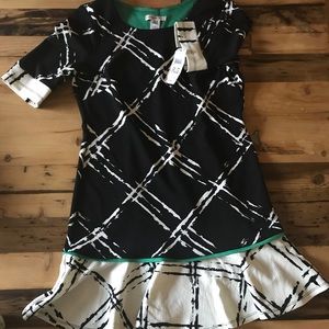 Plaid Swing Pleat dress LP