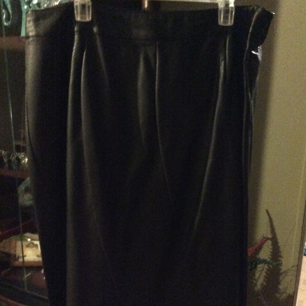 Black Leather skirt