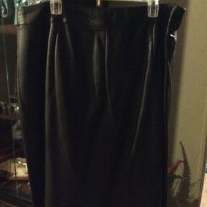 Black Leather skirt