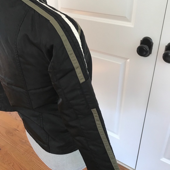 Gap Boys black nylon motorcycle style jacket - Picture 3 of 5