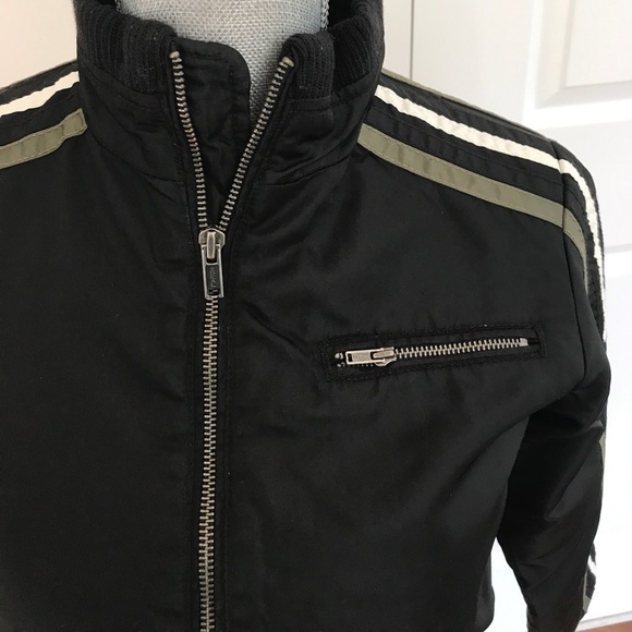 Gap Boys black nylon motorcycle style jacket - Picture 4 of 5