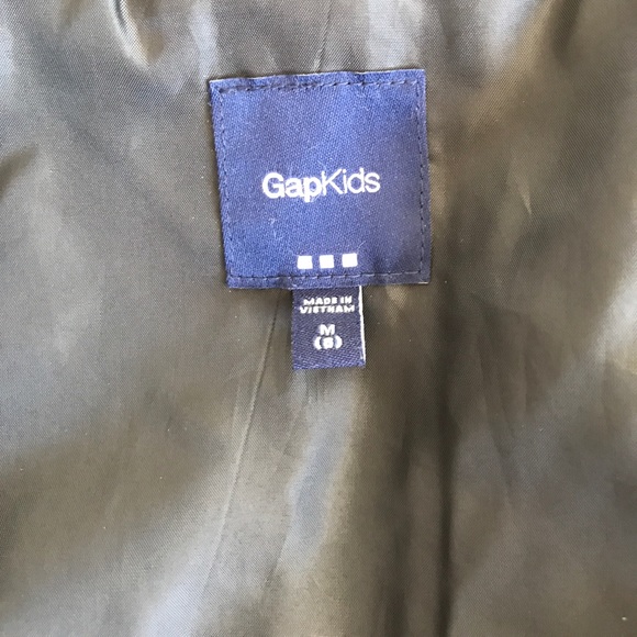 Gap Boys black nylon motorcycle style jacket - Picture 5 of 5