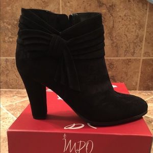 Black Suede Booties