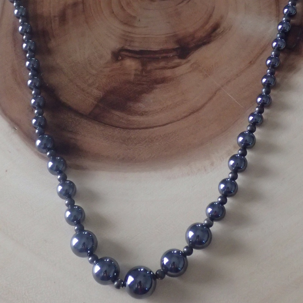 Vintage Hematite Necklace