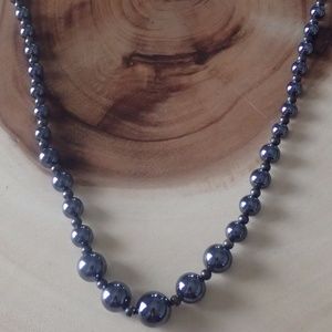 Vintage Hematite Necklace