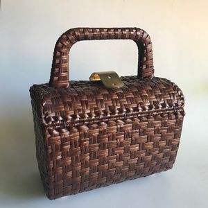 RODO wicker handheld purse 1950’s-60’s