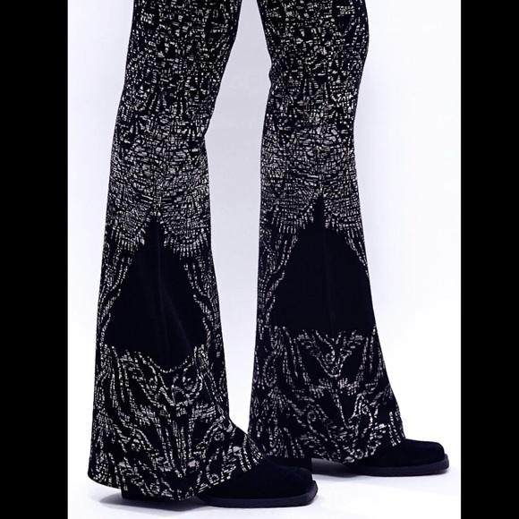 Free People Print Stretchy Knit Sweater Legging XS - Picture 3 of 3