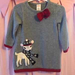 Christmas sweater dress Gymboree