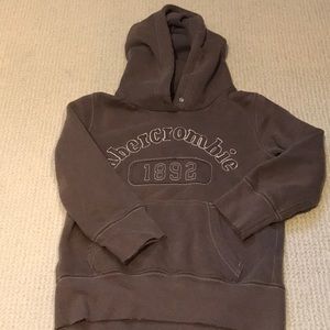 Abercrombie & Fitch Light Brown Hoodie Pullover Girls Size L