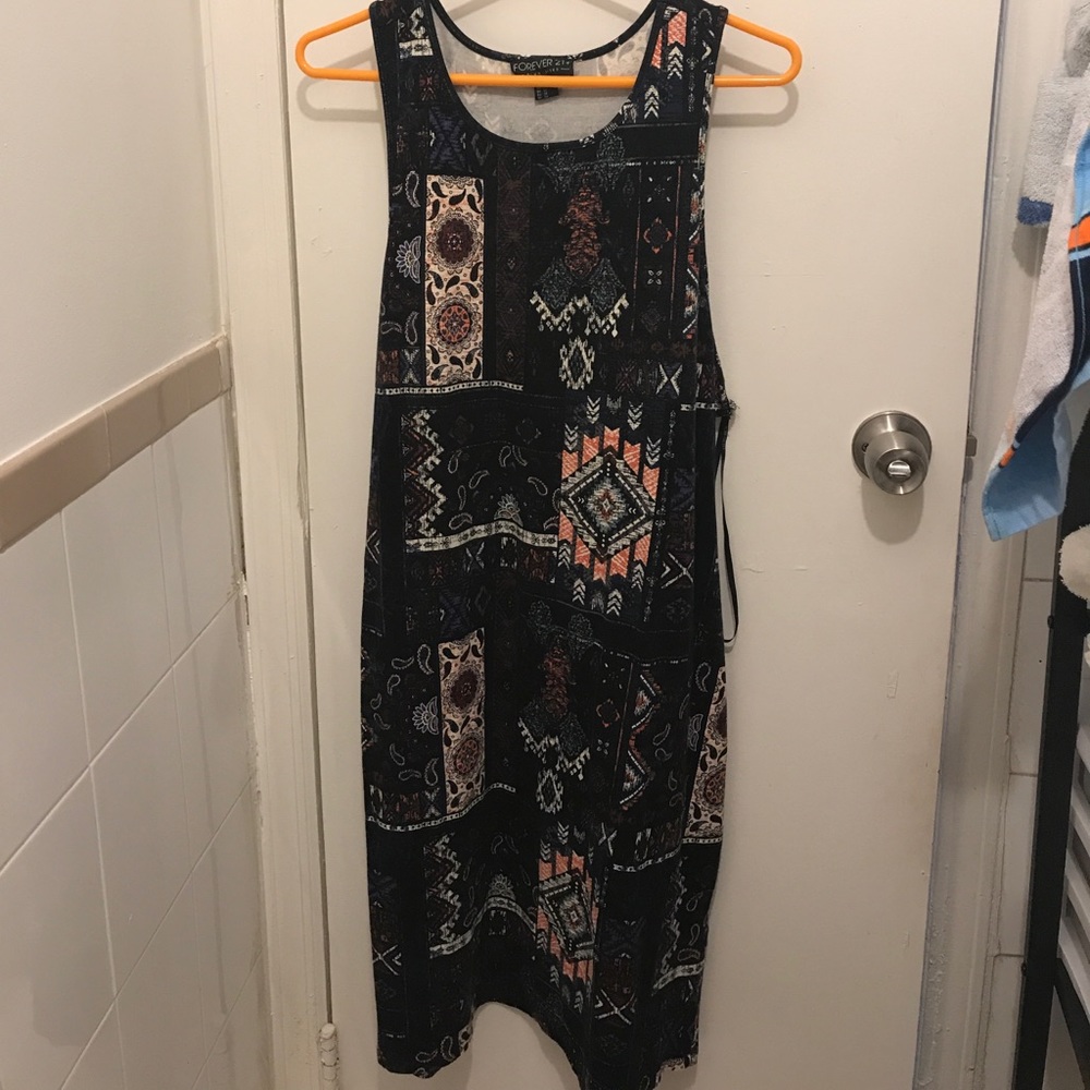 Forever 21 Printed Midi Dress