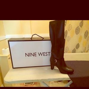 Nine West Brown Tall Boot