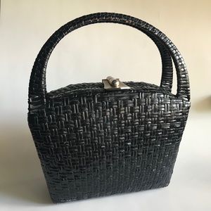 RODO handheld vintage wicker bag,