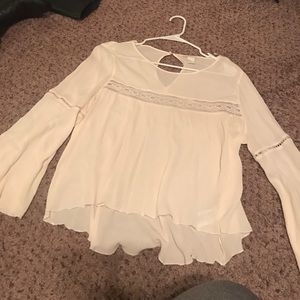 H&M cream shirt