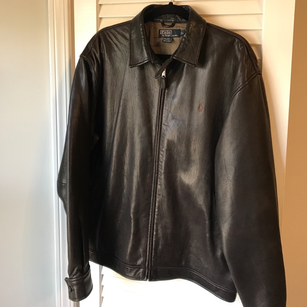 Polo Ralph Lauren genuine leather jacket
