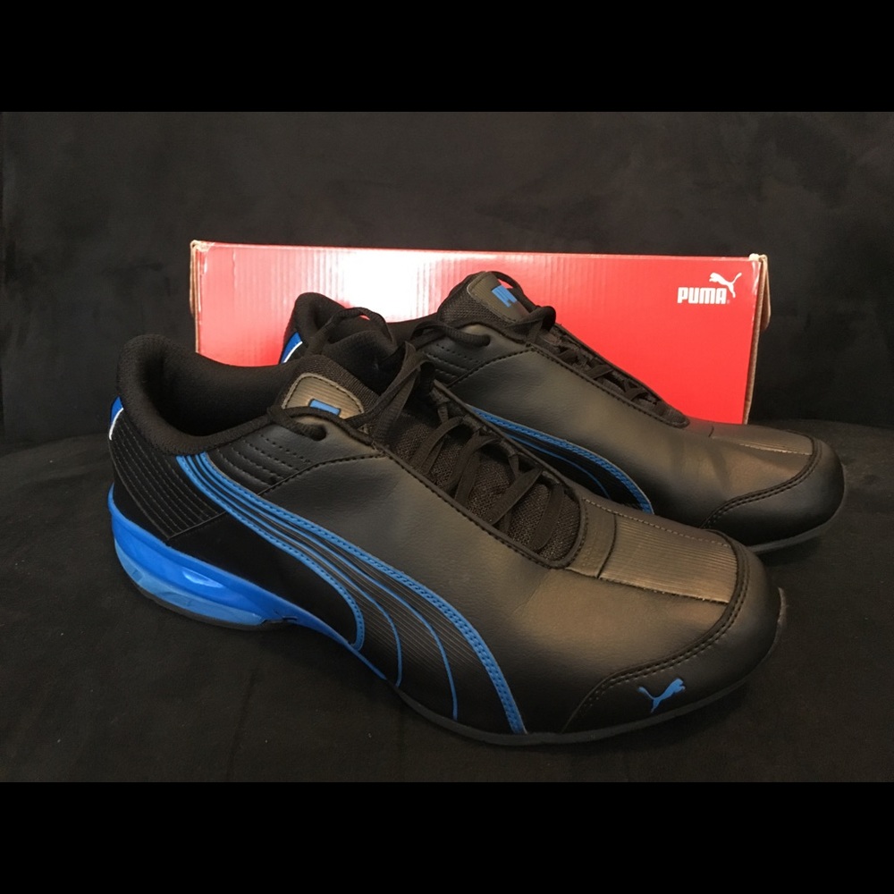 Puma Super Elevate - Black and Blue